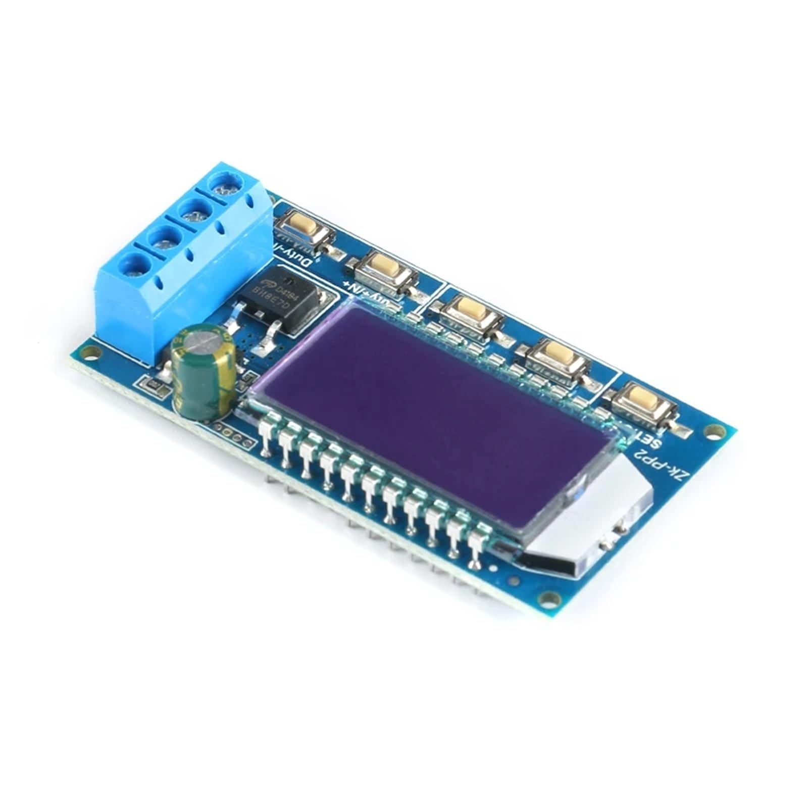 Módulo generador de señal PWM ZK-PP2K DC3.3-30V, controlador de motor de modo dual 8A, frecuencia de pulso PWM, ciclo de trabajo ajustable (ZK-PP2)