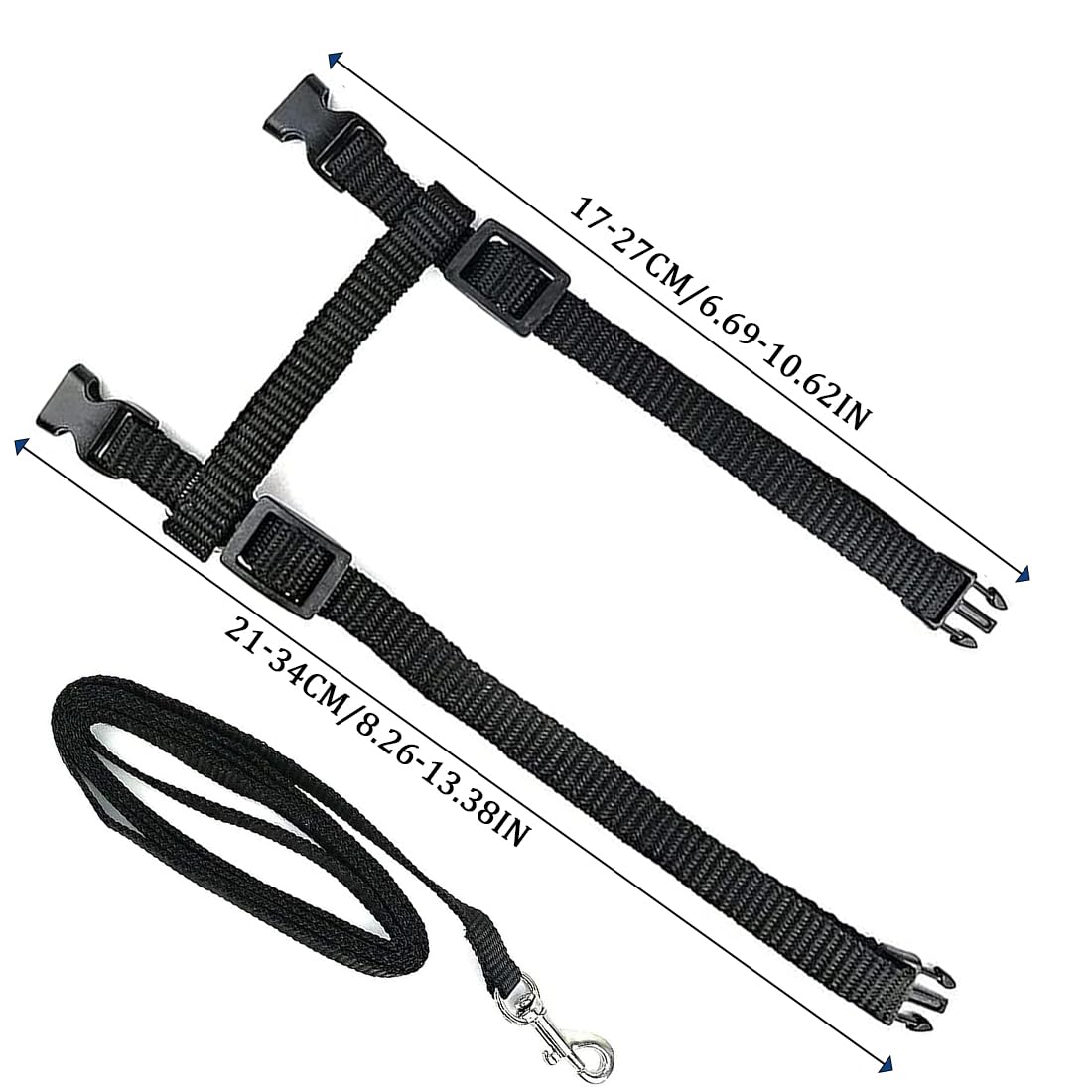 2 Pettorine Regolabili Per Gatti Con Guinzaglio - Morbide, Anti-Strappo E Leggere - Foto 3