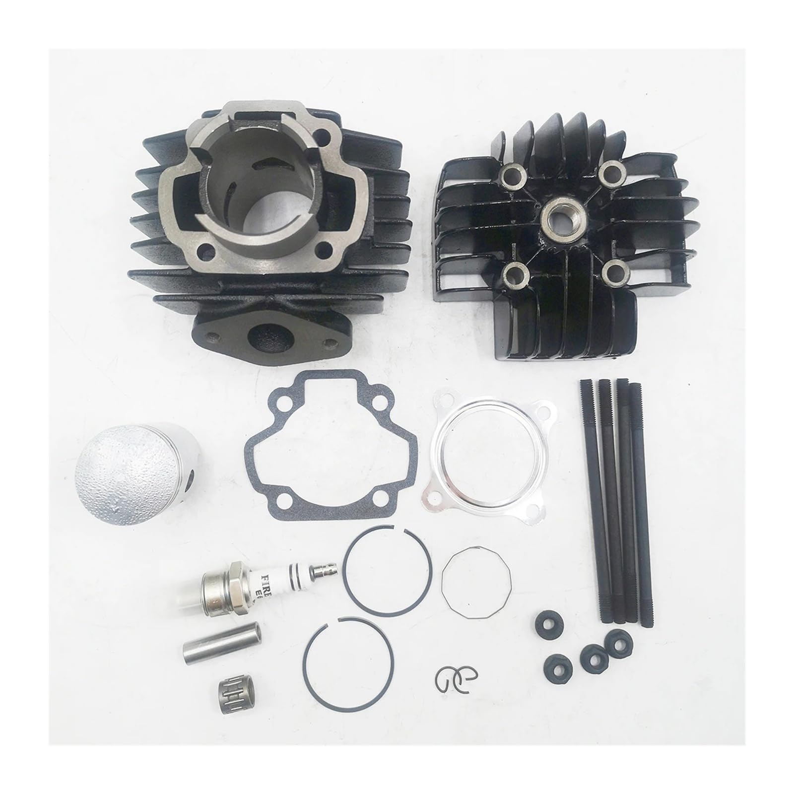 Kit guarnizione testa pistone cilindro adatto a PW 50 PW50 QT 50 QT50 60CC KIT BIG BORE SET CILINDRO PISTONE GUARNIZIONE TESTA