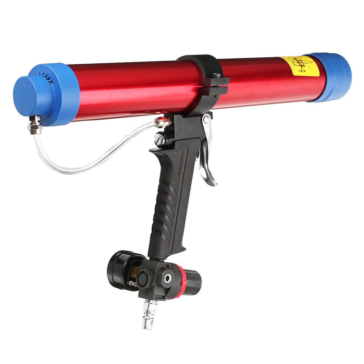 Pistola neumática de pegamento para vidrio Cartucho de calafateo de aire G-Un 600Ml Aplicador 8 boquillas