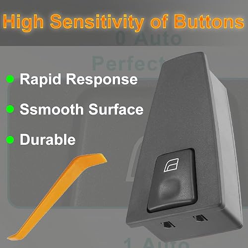 Miniatura 5 de 22566514 Interruptor de ventana de control de potencia del lado derecho compatible con Volvo Truck FH12 FM VNL 2006-2014 Reemplazo # 21354613,