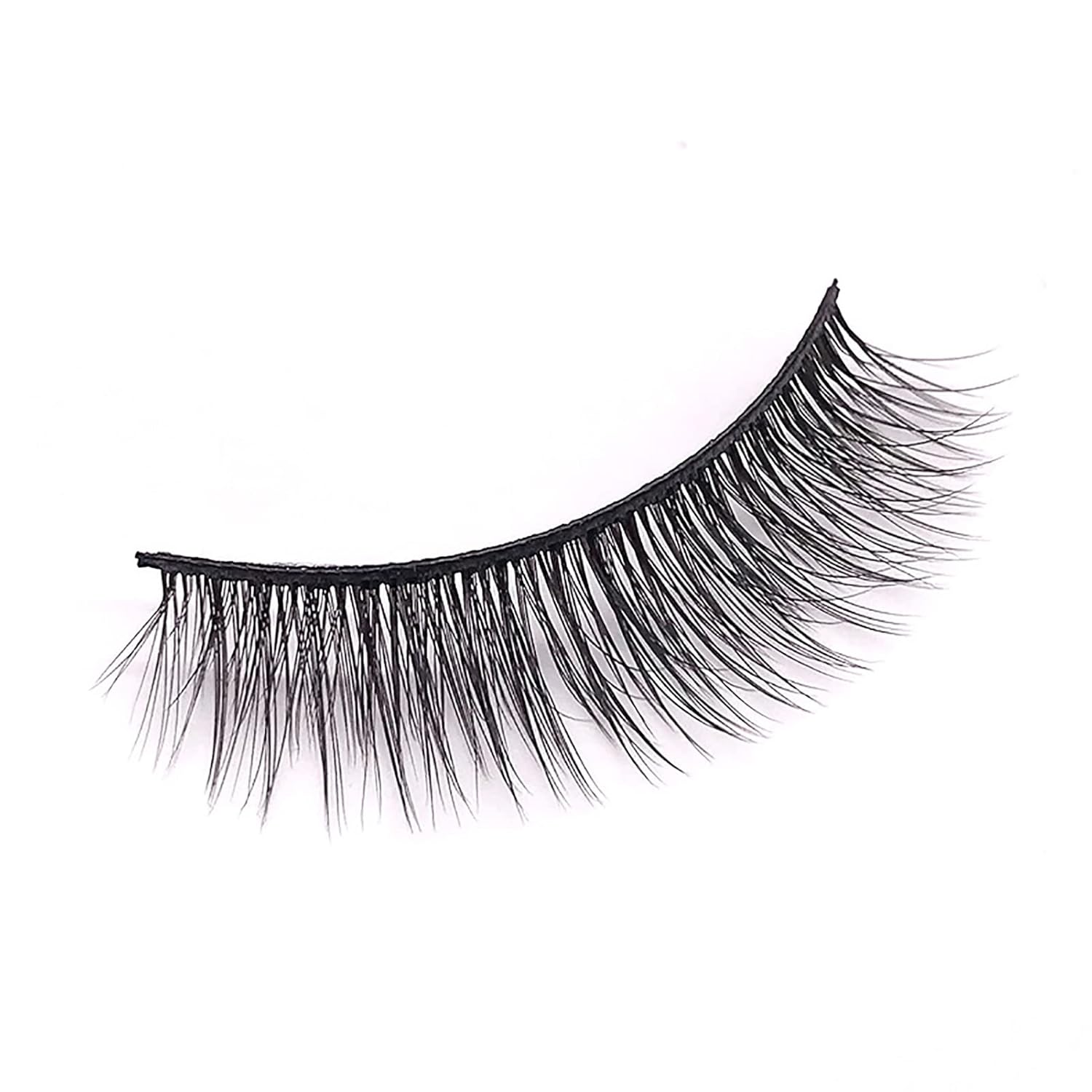 Handmade Magnetic False Eyelash Set – Lightweight & Reusable, Includes Magnetic Liquid & Applicator, 10 Pairs for Natural Look