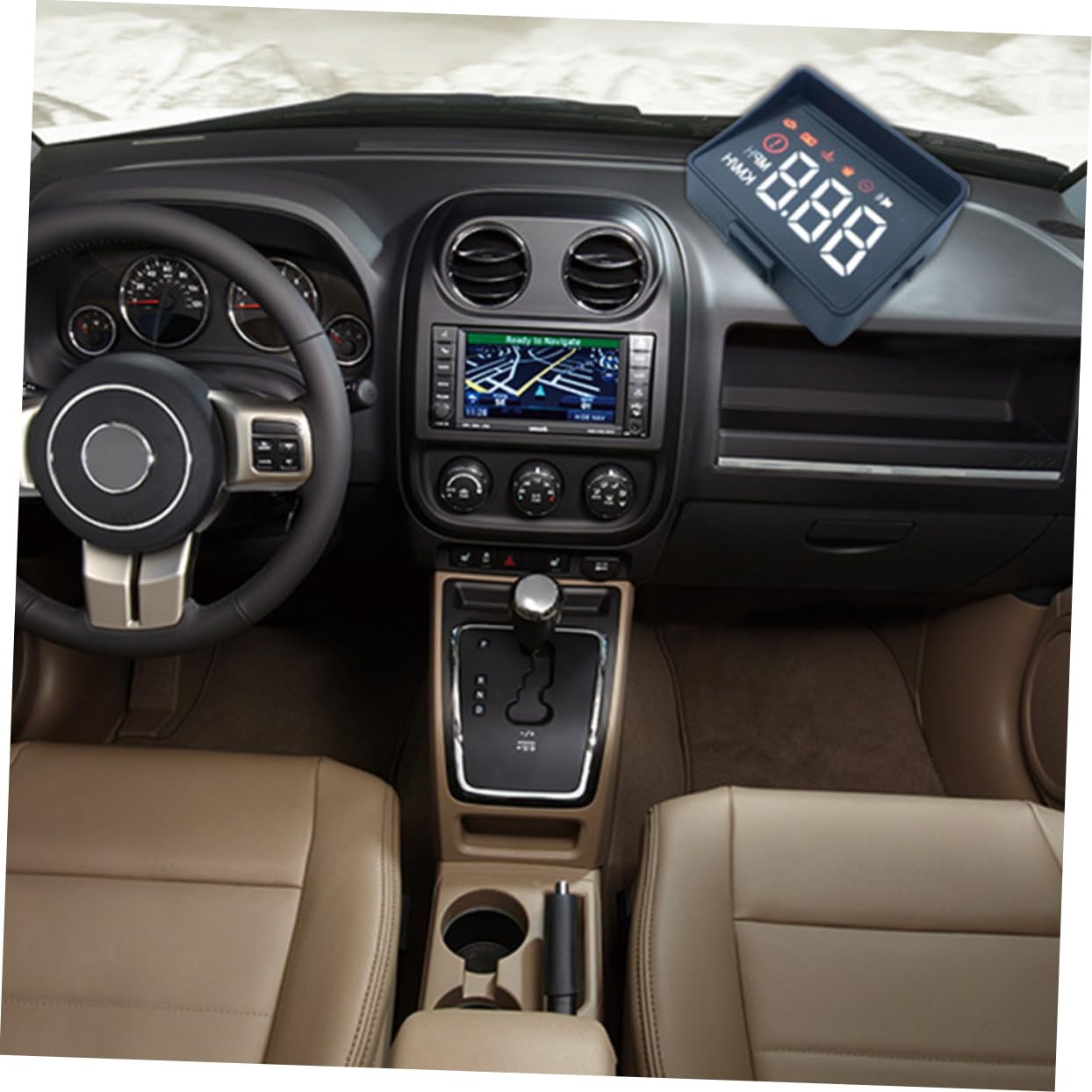 ARTIBETTER Car Easy to Use Display Speed Voltage Water Temp Auto Brightness Adjustment