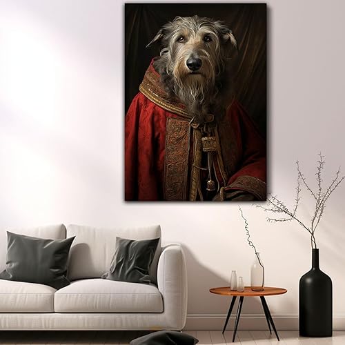 Miniatura 1060 de Thuan Chow Chow Retrato de mascota con disfraz real de perro en un disfraz retrato de perro con vestimenta Retrato medieval de mascota retrato