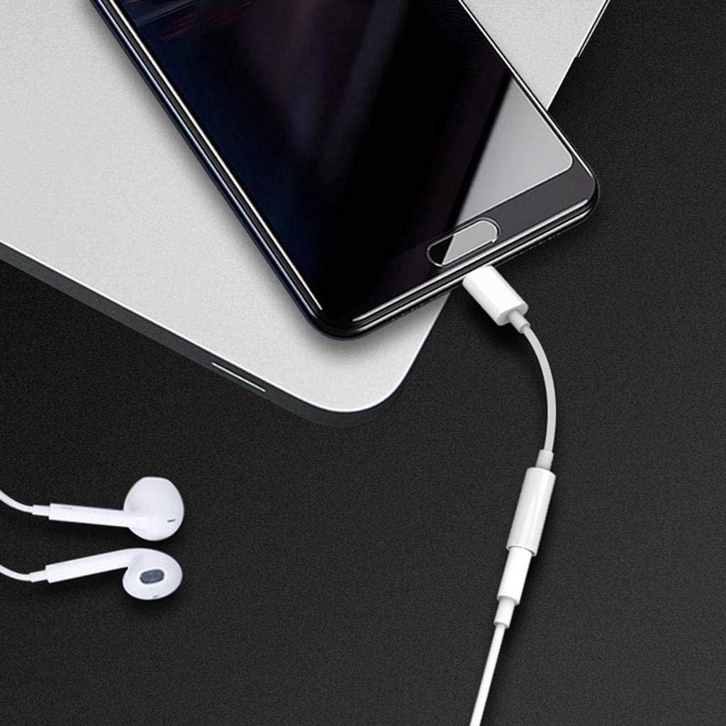 USB C to Headphone Jack Adapter,Type C to 3.5mm Aux Audio Dongle Cable Compatible with Pixel 4 3 2 XL, Galaxy S20 Ultra Z Flip S20+ Note 10 S10 S9 Plus, and More USB C Devices