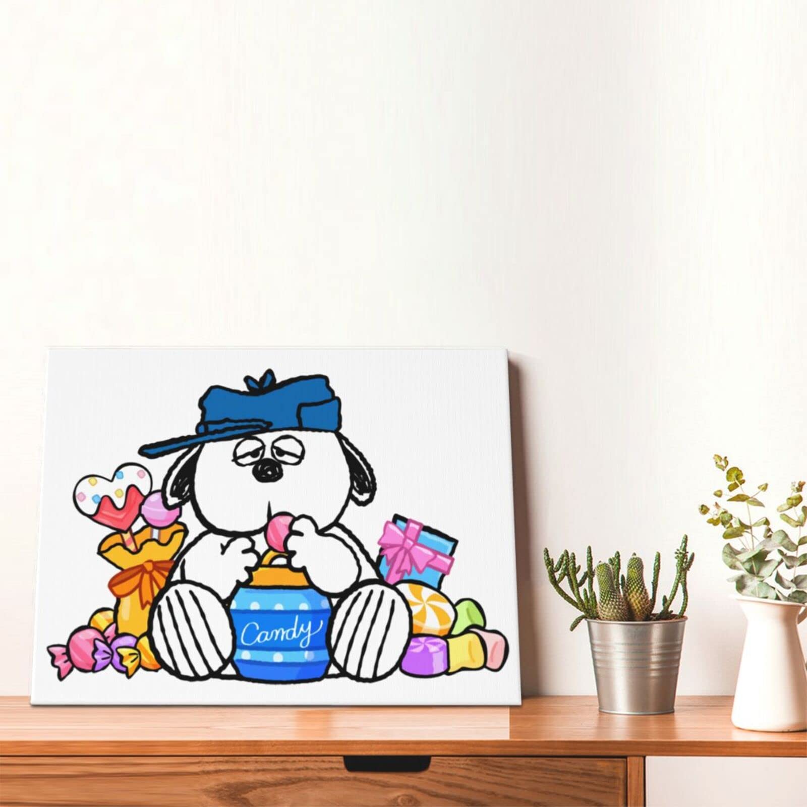 Amazon.co.jp: スヌーピー オラフ アニメ アートパネル アートフレーム