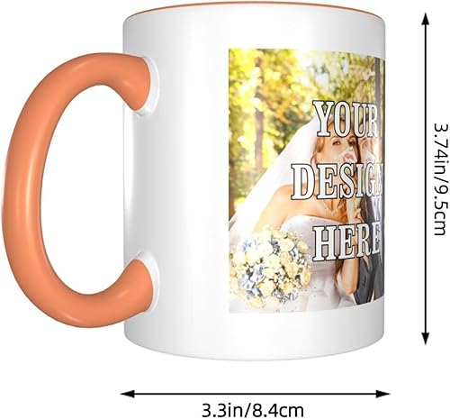 Miniatura 4 de Taza de café personalizada, tazas personalizadas con logotipo y foto, taza personalizada, diseña tu propia taza de café personalizada, regalos