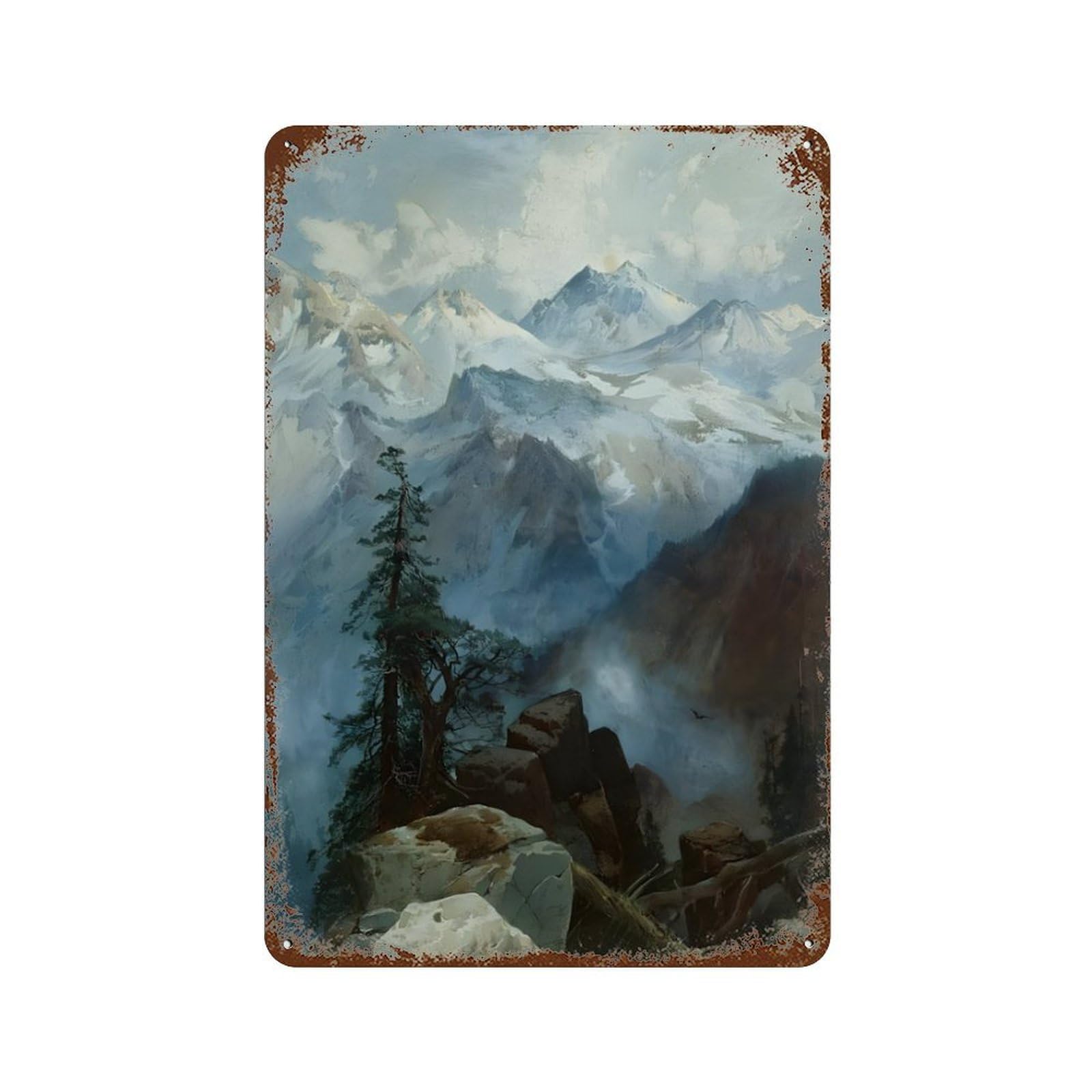 xiaoxiaoshen Thomas Moran (9) Wall Decor Art Metal Tin Poster Modern Home Decor Art Home Bar Shop Decorations Vintage Sign 30x20cm