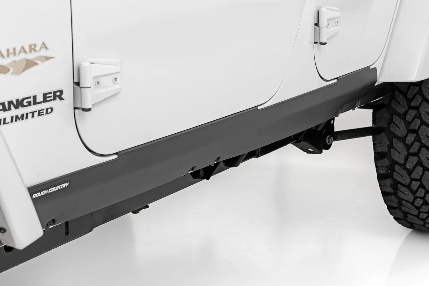 Rough Country Rocker Sill Plates for Jeep Wrangler JK/Unlimited (2007-2018) - Trail Cladding Durable Side Protection, Scratch & Impact Resistant, Easy Install