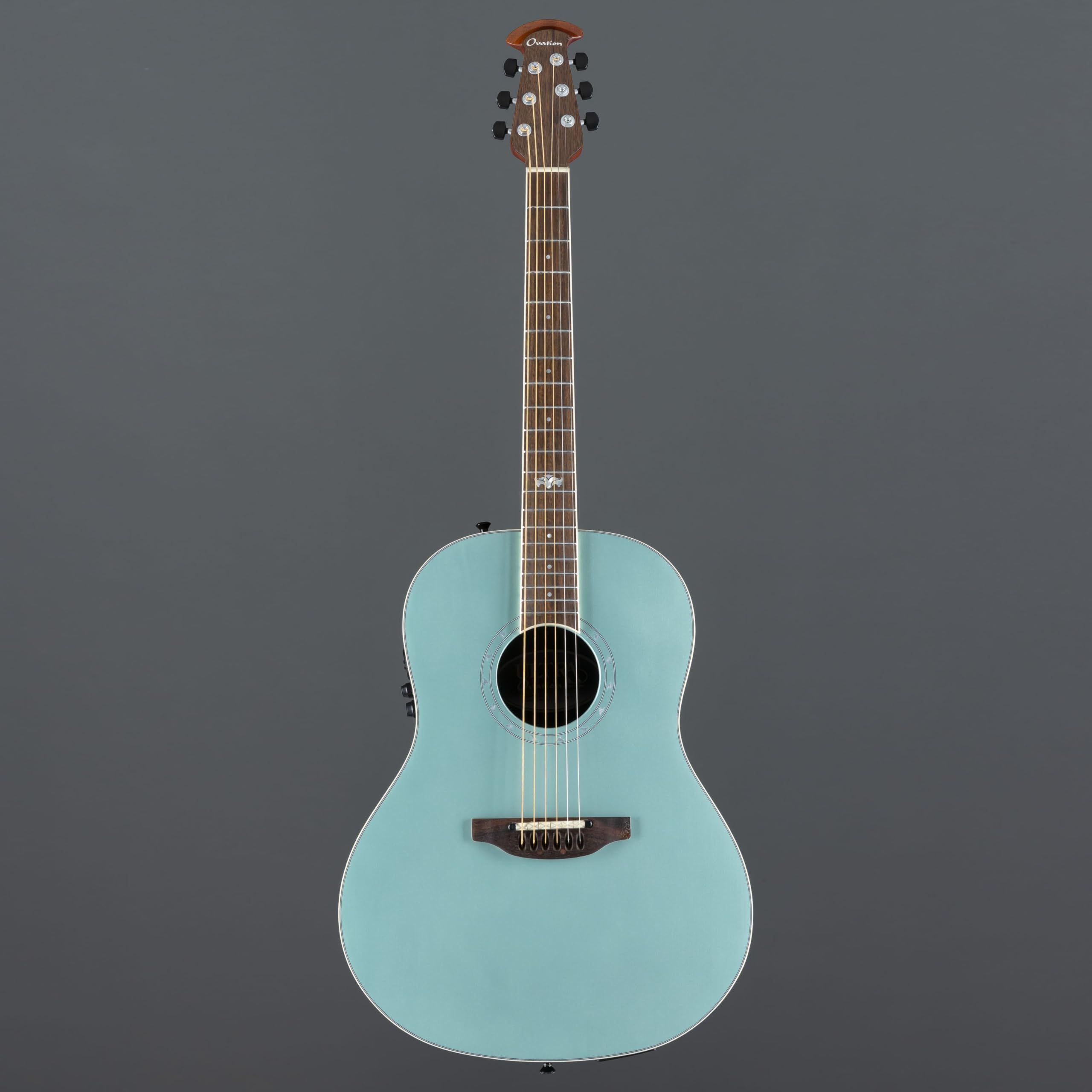 Ovation 6 String Acoustic-Electric Guitar, Right Handed, Figured Koa, CS24P-FKOA