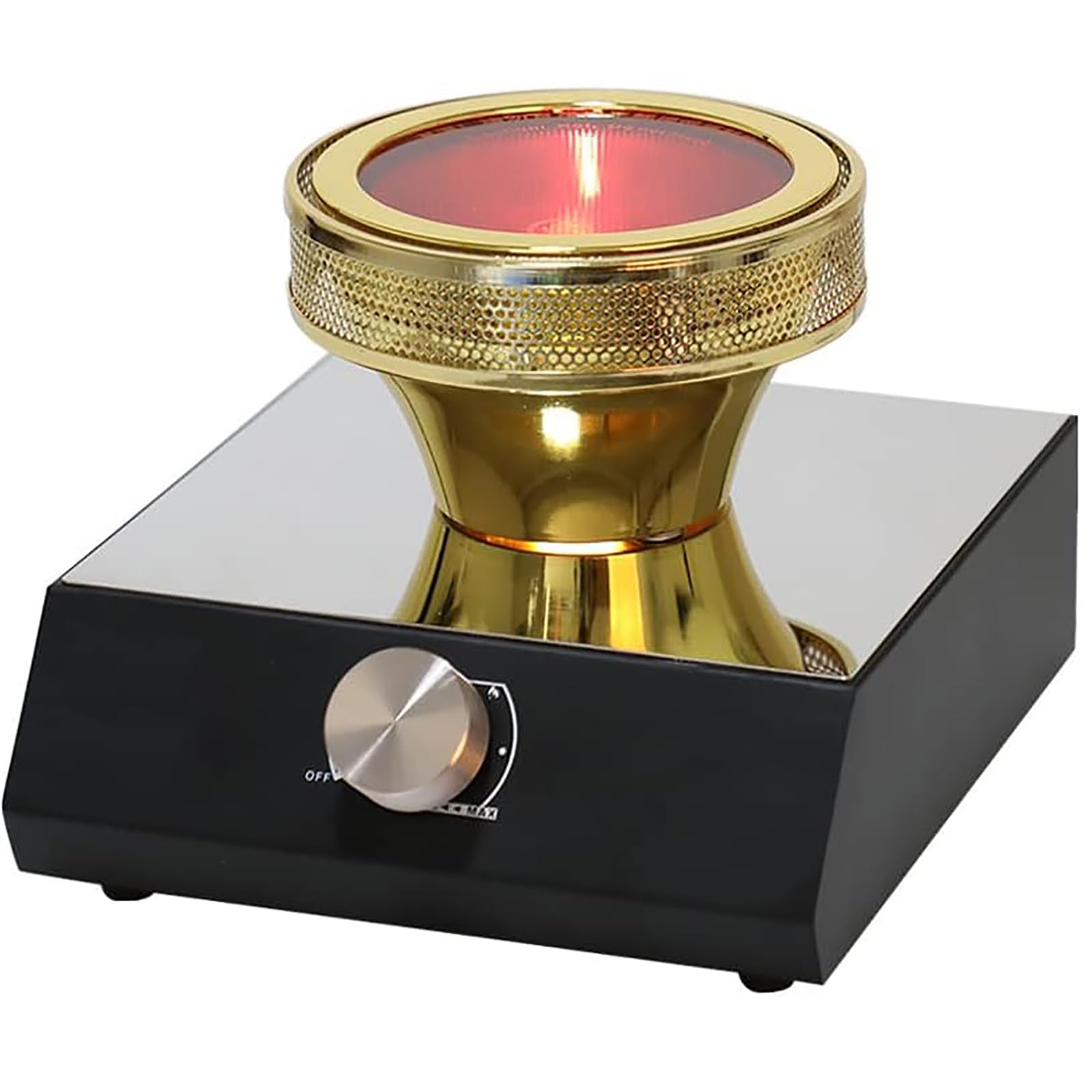 Ngary Siphon Coffee Burner, Halogen Siphon Burner Heater With Rotary Switches Adjustable Heat, Heat-Resistant, Energy Saving And No Open Flame, For Siphon Coffee Maker