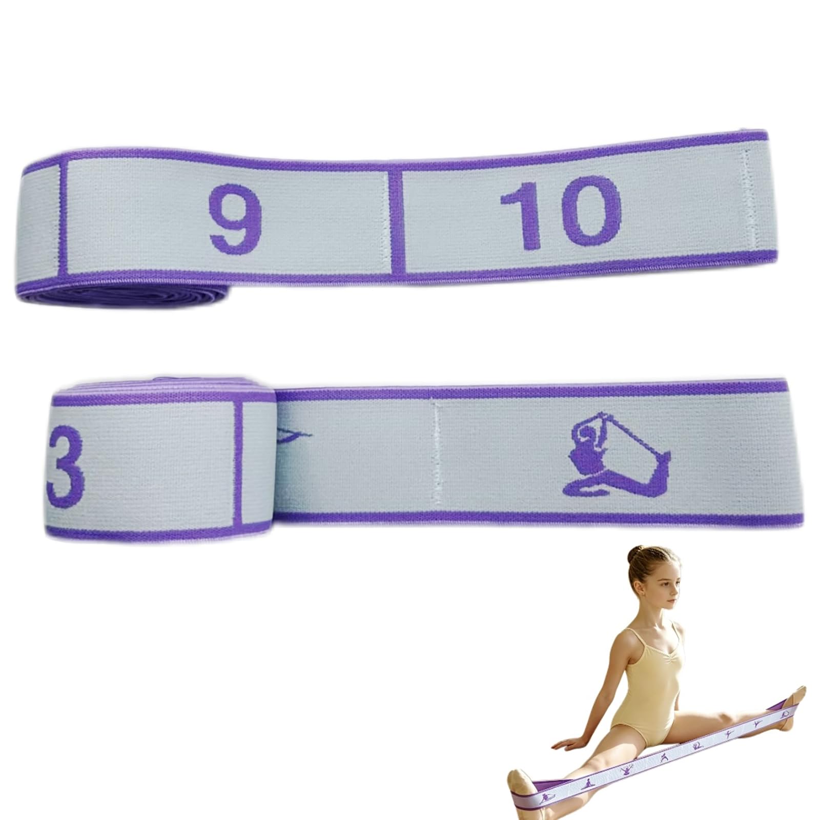 10 Section Resistance Band Home Yoga for Adults Kids