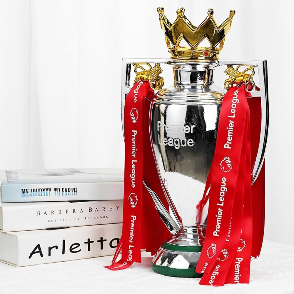 Trophée De La League Anglaise De Football Trophées des Champions Premier Bar Bureau Maison Bureau Décoration Cadeau pour Les Supporters,44cm/17.3inch