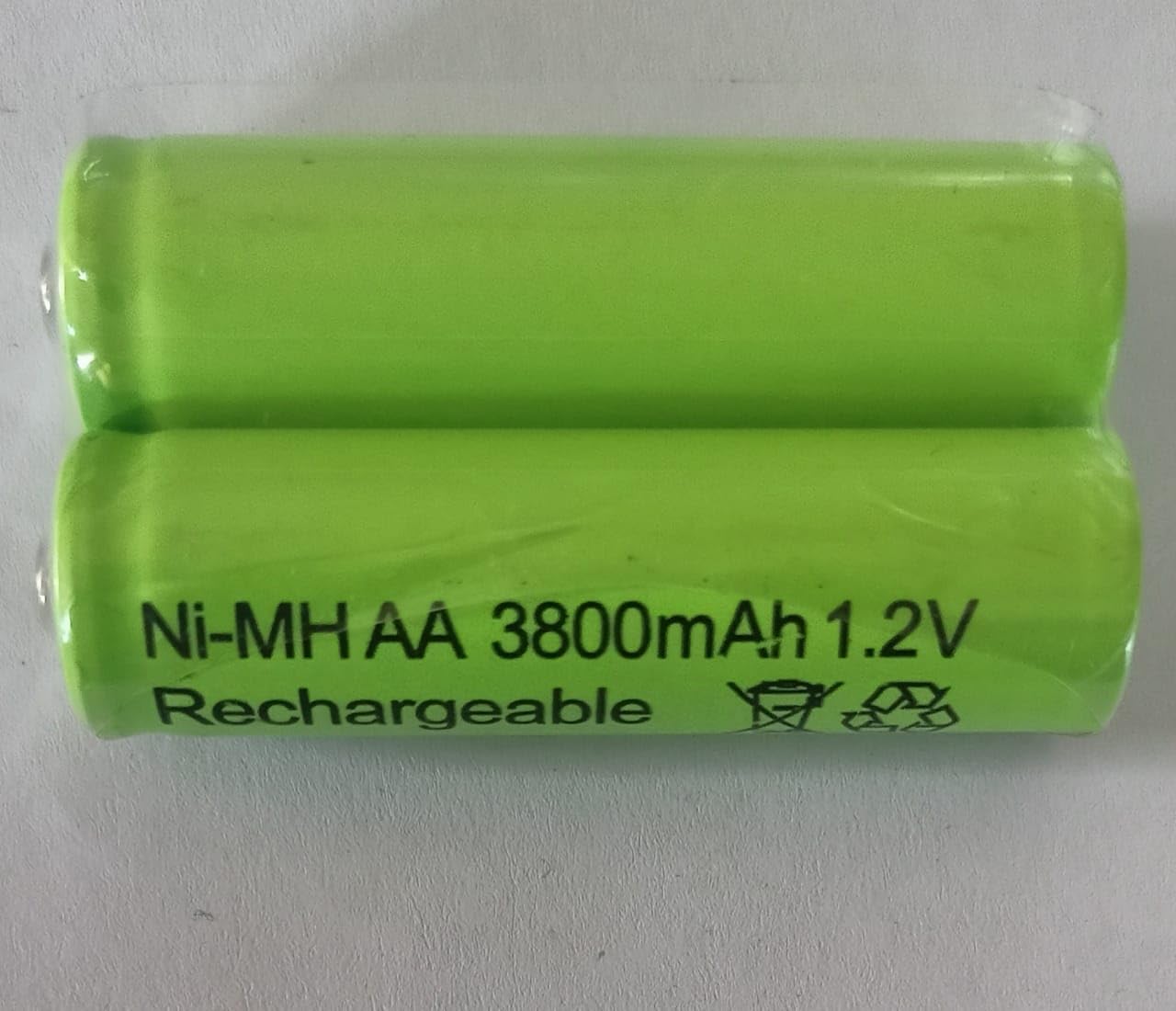 Compatible with Ni-MH 3800mAh AA 1.2v Rechargeable Battery (Pack of 2)