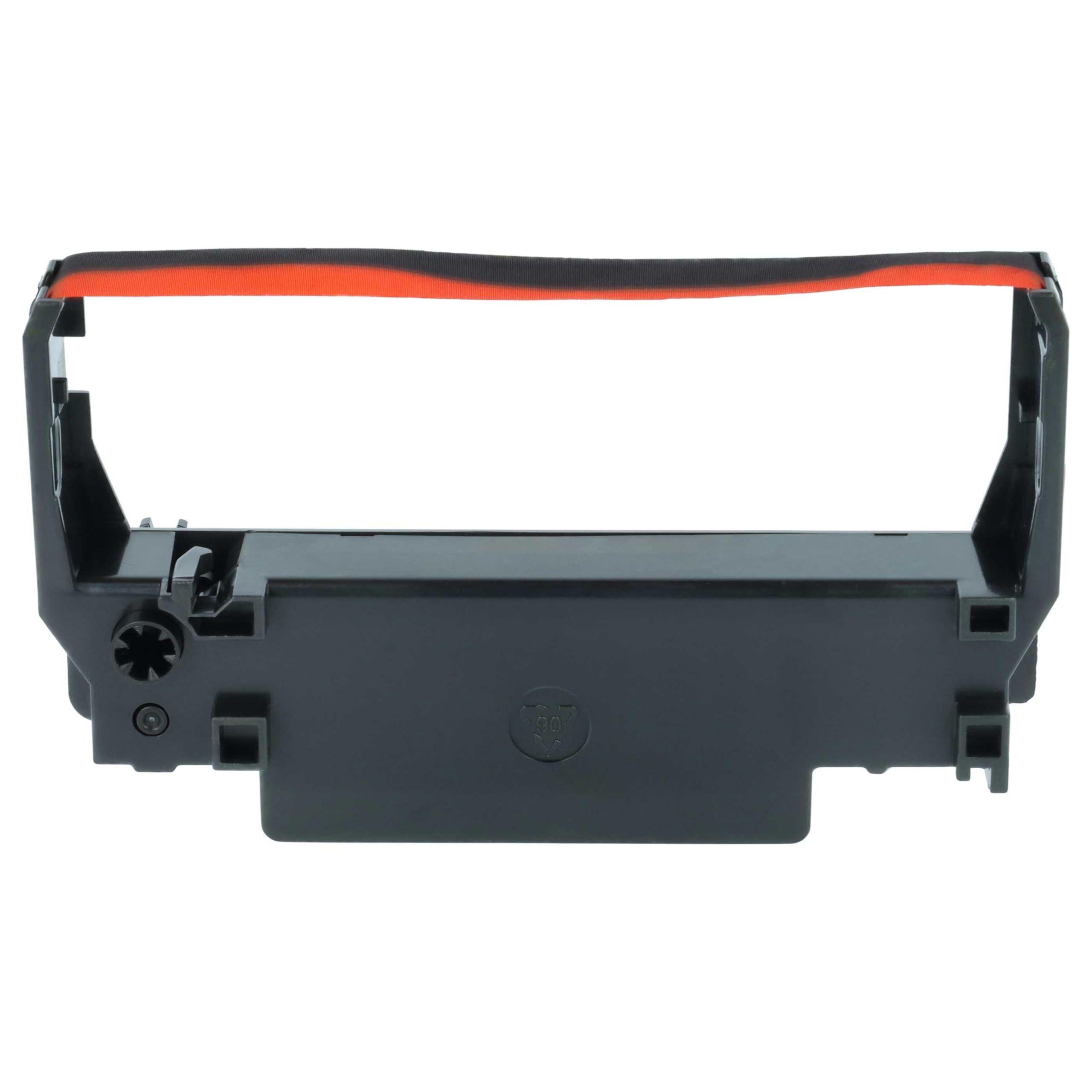 vhbw 10x Farbband Schriftband kompatibel mit Bixolon SRP 275, SRP 270 Nadeldrucker, Bondrucker - Schwarz, Rot