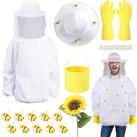 Halloween Beekeeper Costume Set for an Immersive Buzzing Experience