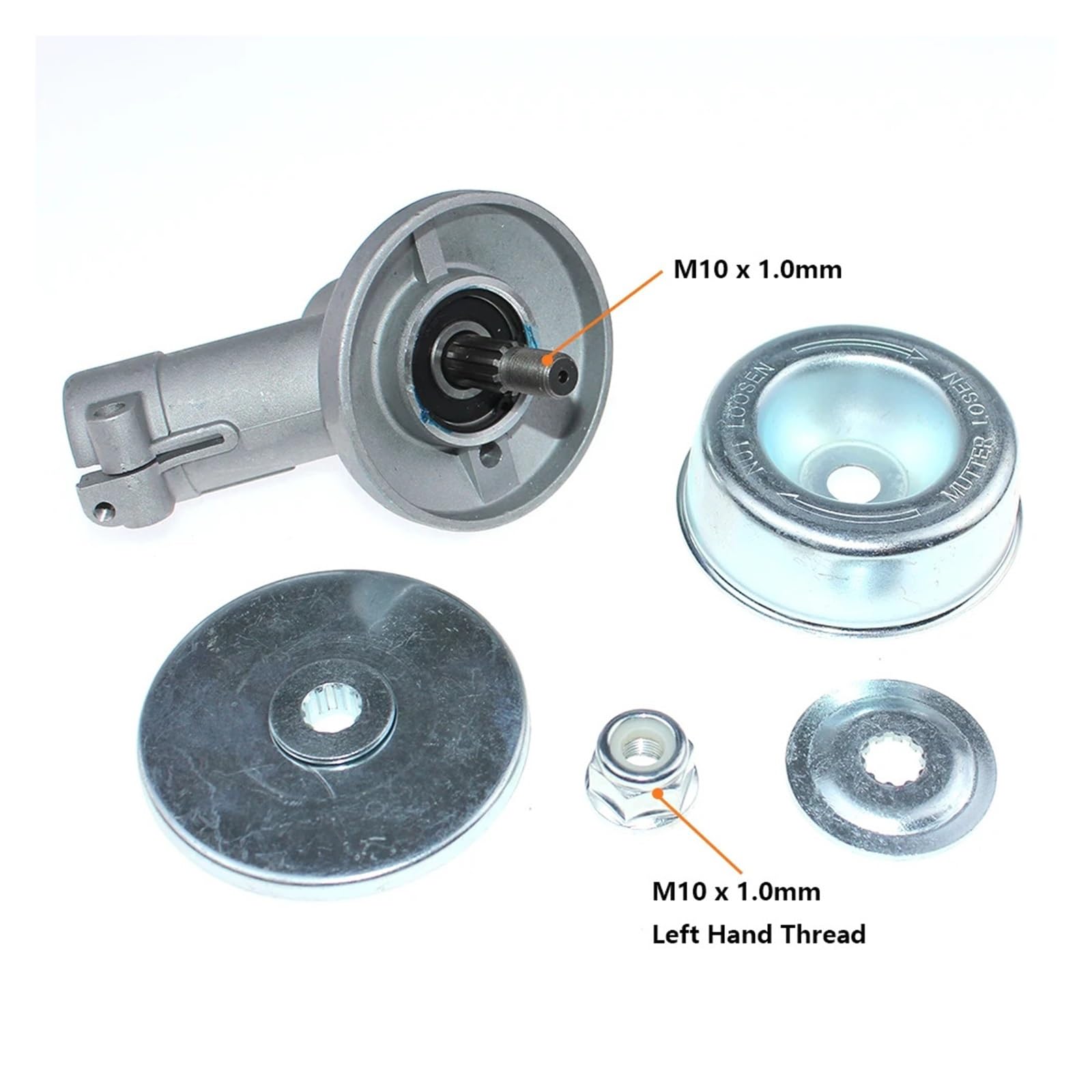 La cabeza del engranaje se adapta a Sthil FS55 FS55 2-Mix FS55C FS55R FS55R 2-Mix FS55RC FS56