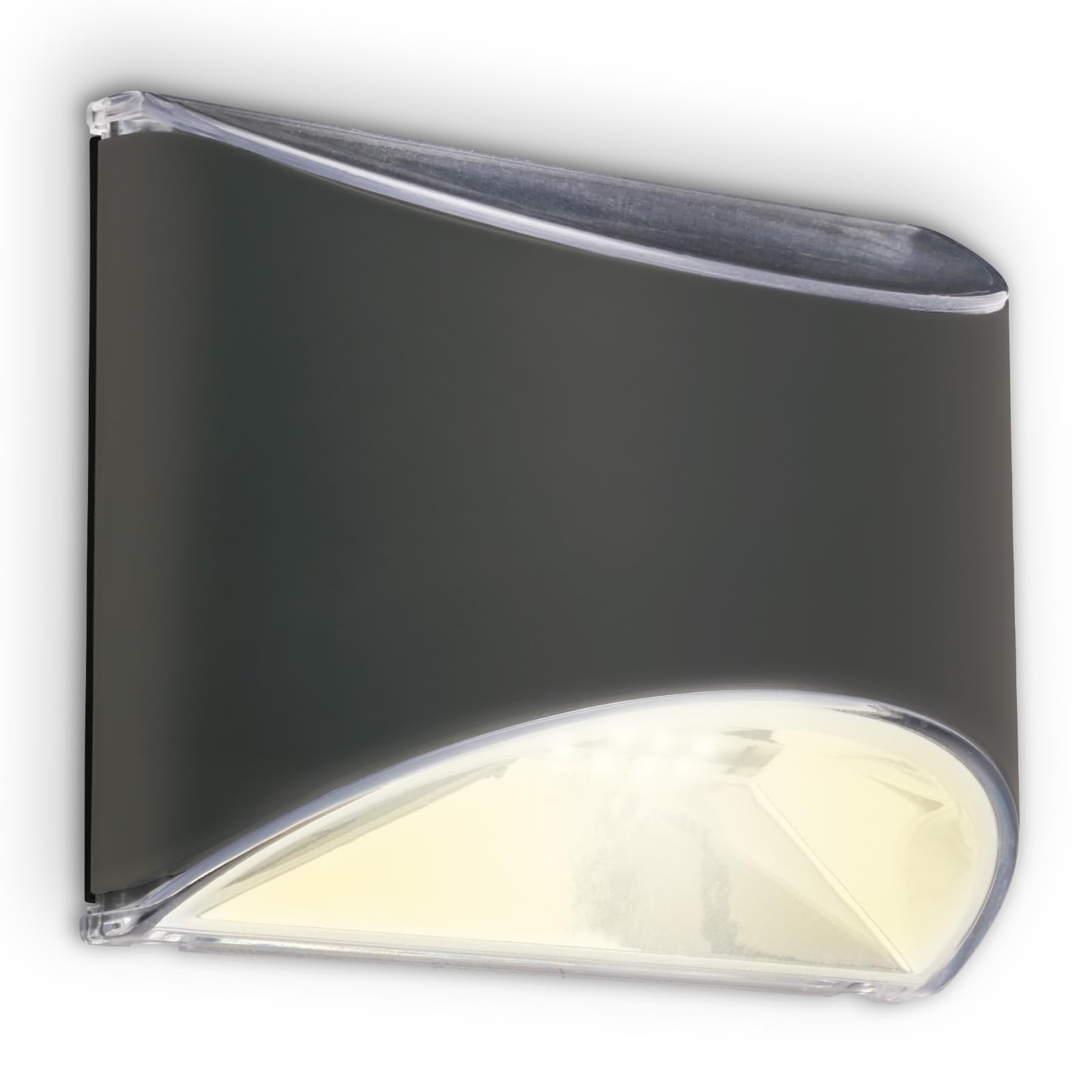 BRILONER Solar Lights Outdoor Hanging LED Wall Light Outdoor Wall Light Indoor LED Spotlight Outdoor Lamp Wall Solar Lamp Outdoor Includes Battery Automatic On and Off