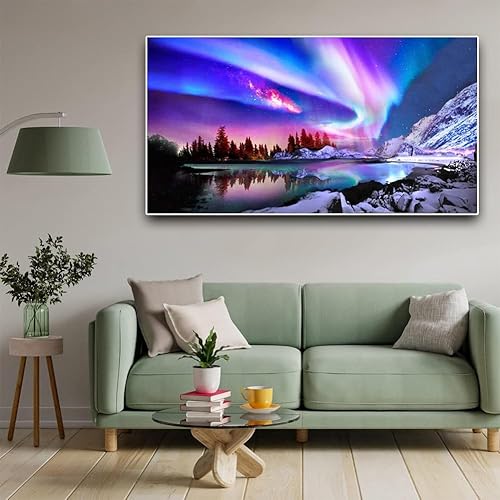 Miniatura 3 de Paquete de 2 kits de pintura de diamantes, kit grande de pintura de diamantes 5D para adultos, arte y manualidades con diamantes de imitación de