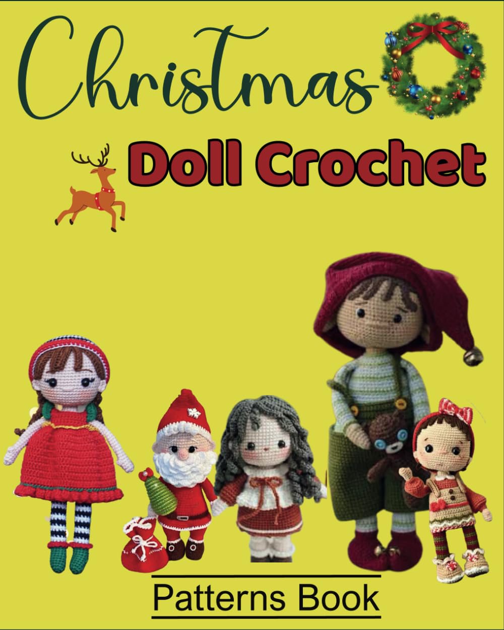 Christmas Doll Crochet Patterns Book: Cute Christmas doll crochet patterns