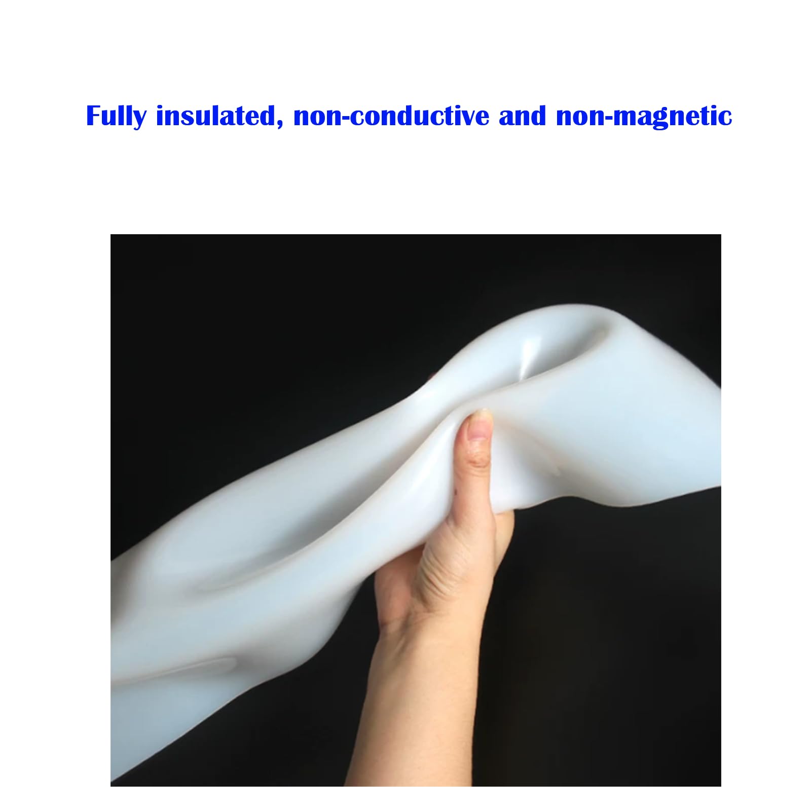 Tappetino in Silicone Per Uso Alimentare, Foglio in Gomma Siliconica Resistente Alle Alte Temperature, Tappetino Morbido E Piatto, Dimensioni 500 Mm × 500 Mm (500mm*500mm*6mm)