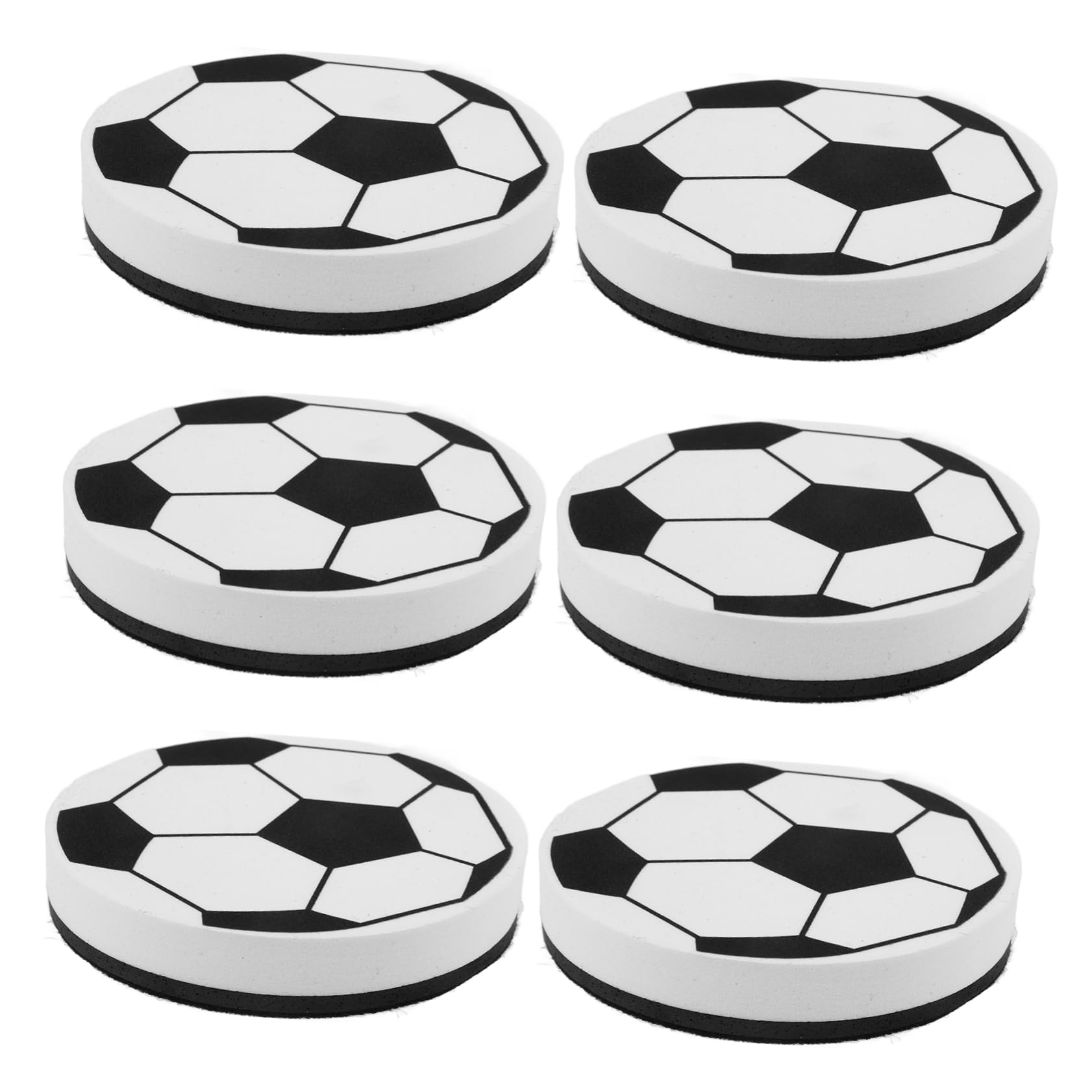 NUOBESTY 18stücke Magnetische -whiteboard-radierer Kreative Runde Form Für Lehrer Schüler Büro Perfektes Zubehör Für Whiteboards Und Tafelwischen