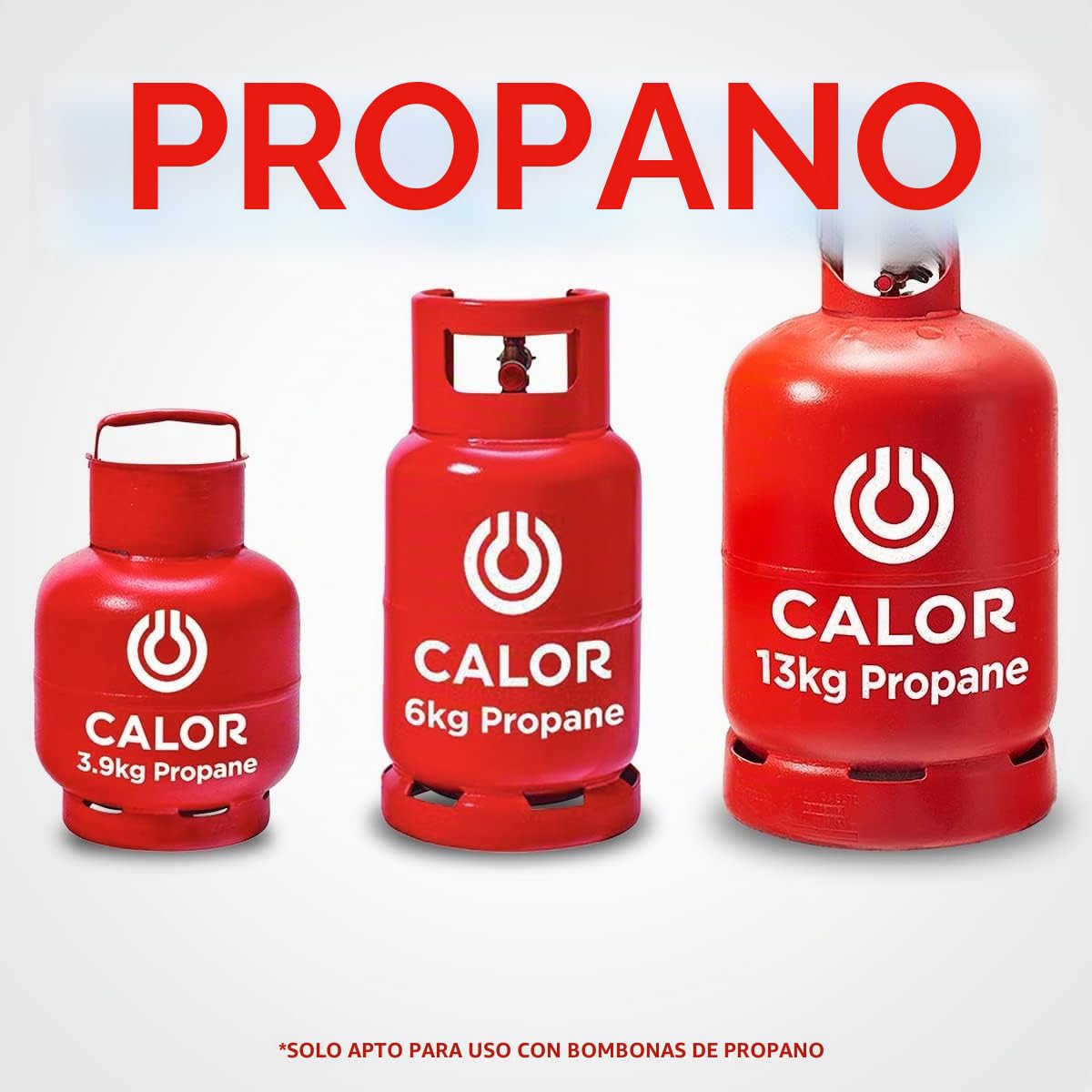 Calentador de gas portátil de 4,5 kW, calentador de gas con área de calefacción de 20 a 60 m², calefacción ajustable, manguera de 70 cm, regulador de presión de 37 mbar, calentador de espacio de
