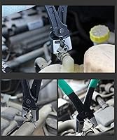 Vista 6 de Alicates de abrazadera de manguera Herramienta de reparación automática Alicates tipo Clic-R para extracción e instalación de abrazaderas