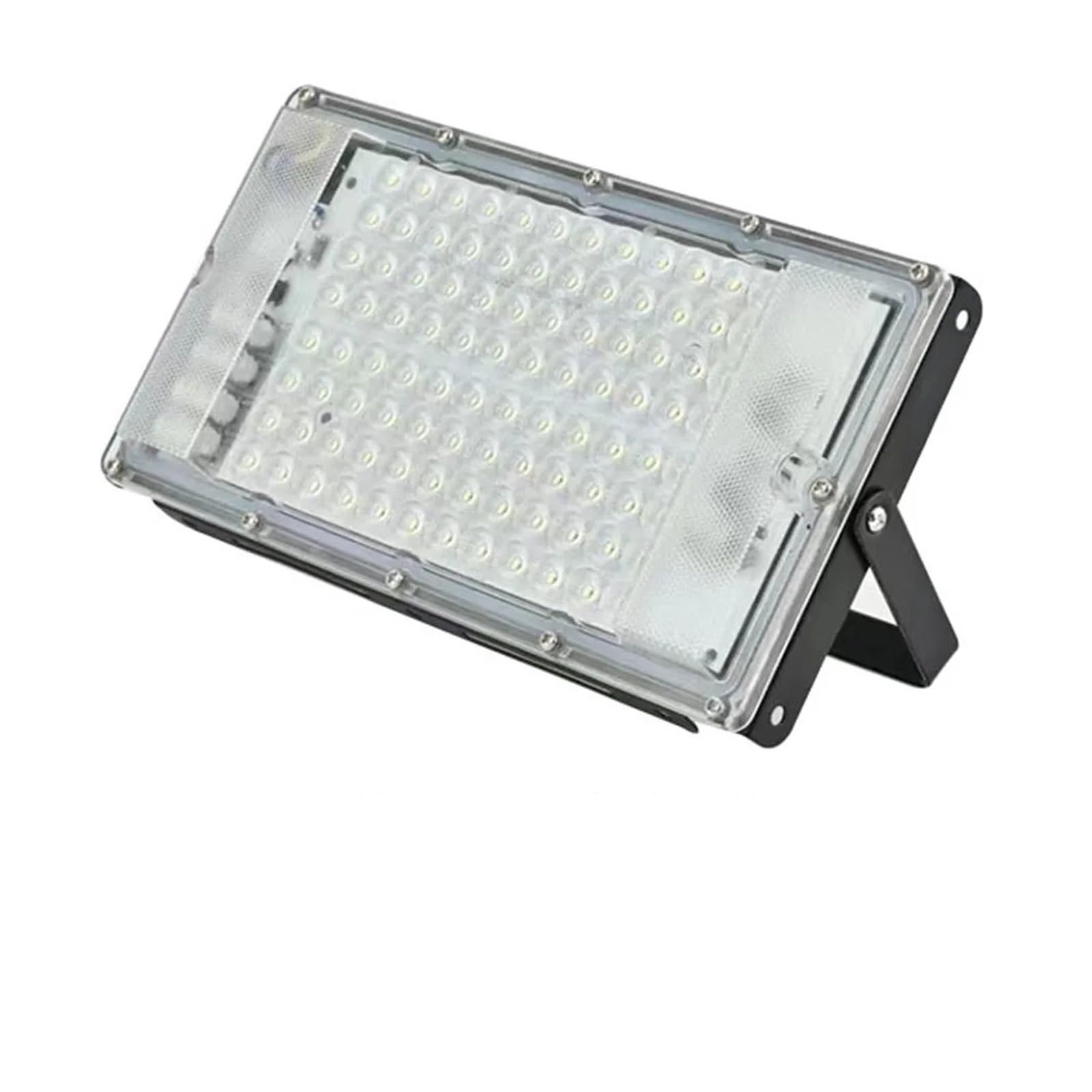 JOLIANE 2pcs 50W 100W Led Flood Light Outdoor Waterproof Floodlight Spotlight IP65 Waterproof LED Street Lamp Landscape Lighting(WarmWhite,100W)