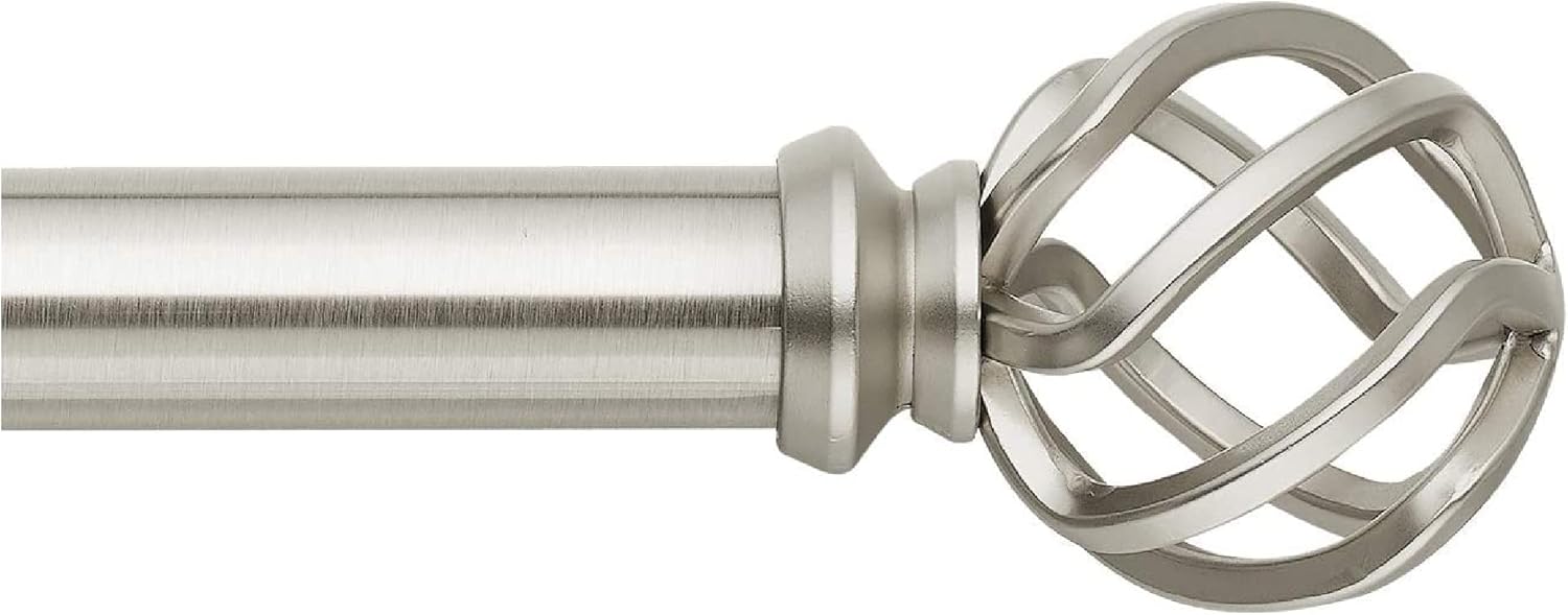 MODE Premium Collection 1 1/8" Diameter Curtain Rod Set