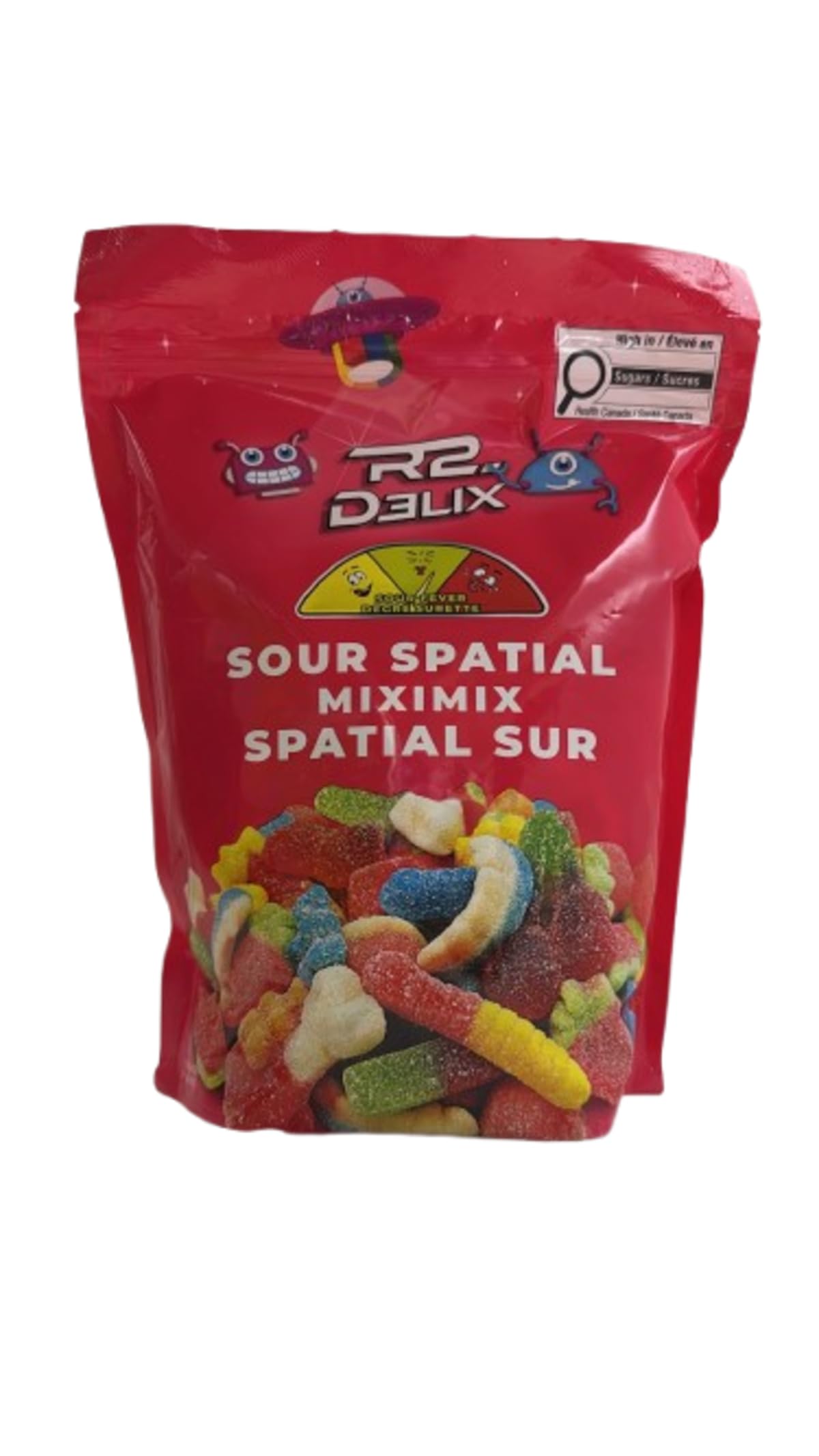 R2 Delix Sour Spatial Mix, 1.3 kg | Assorted Sour Candy Collection