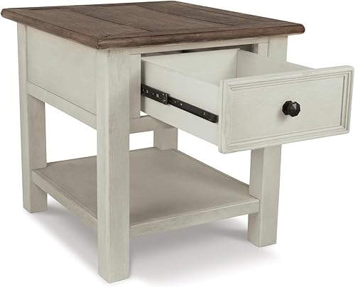 Miniatura 34 de Signature Design by Ashley Tyler Creek - Mesa auxiliar para silla Marrón negruzco,Encalar,Marrón medio,Marrón,https://www.amazon.com/dp/undefined