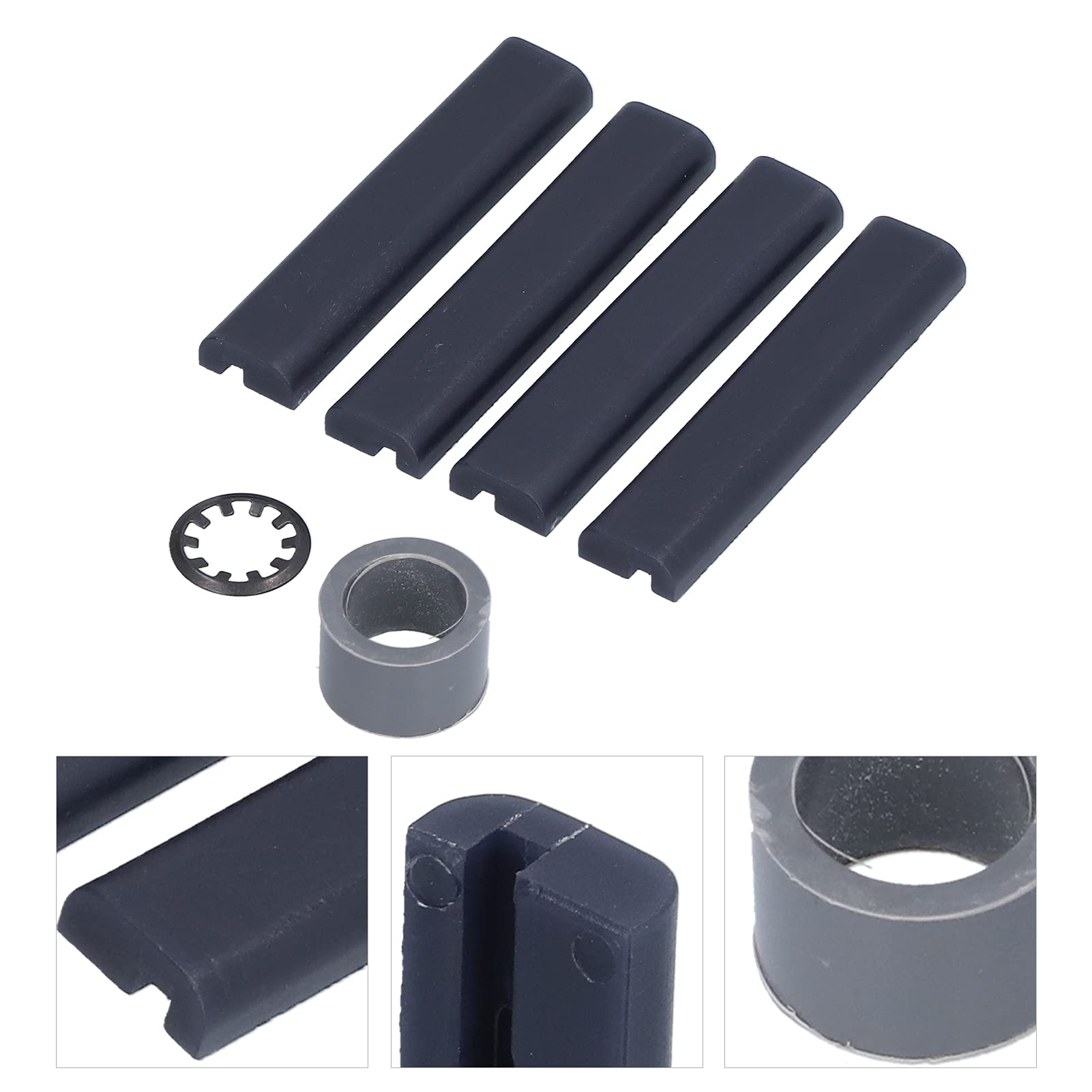 Kit di boccole per guide di abbassamento del motore del portellone posteriore, ricambio per Camaro 1986–1991 e 1986–1991, realizzato in nylon e metallo