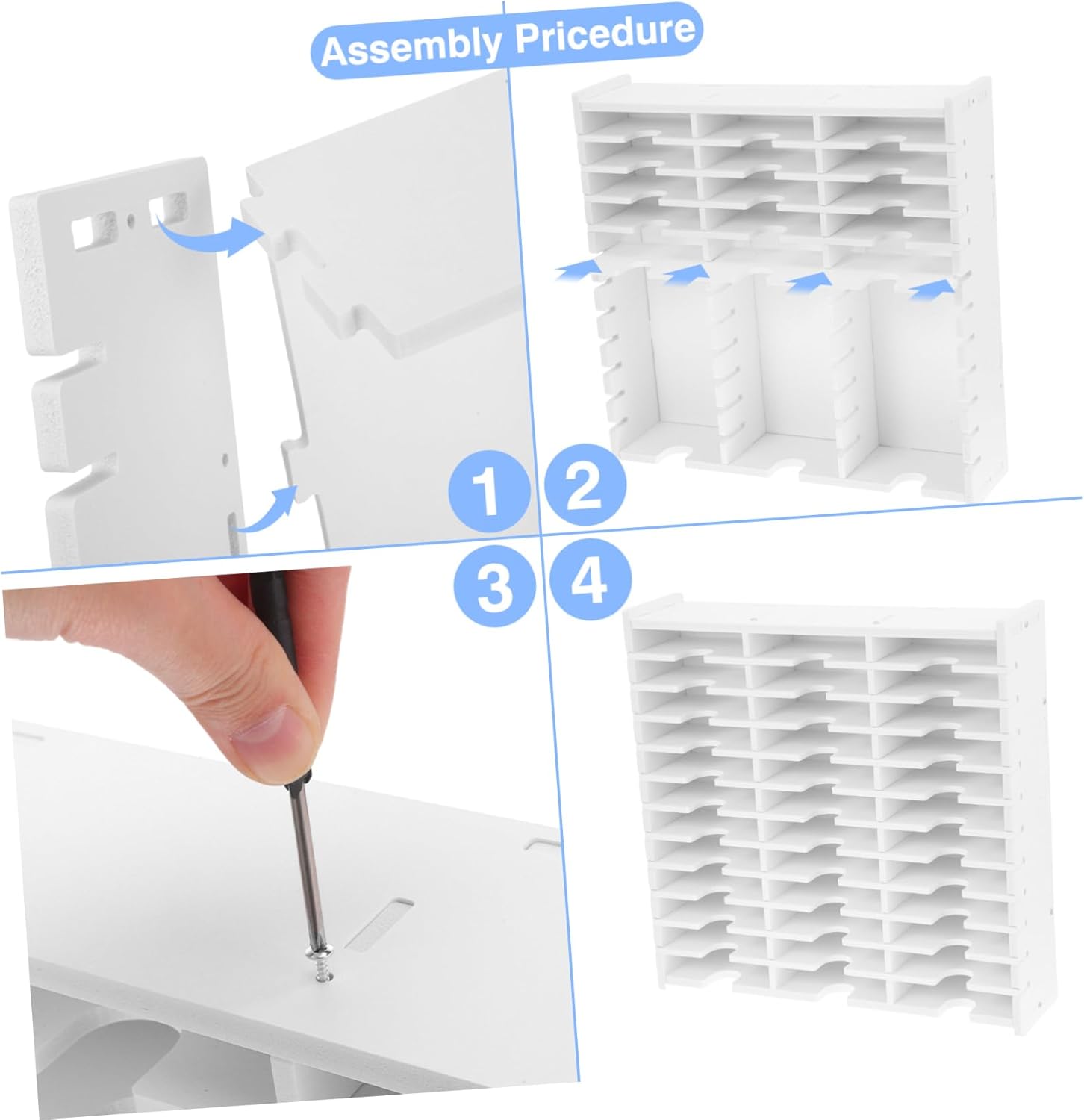 CD Storage Case with Compartments and CD Holder for Music Game Discs Inkpads and Remote Controls Desktop Organizer for Scratch Protection