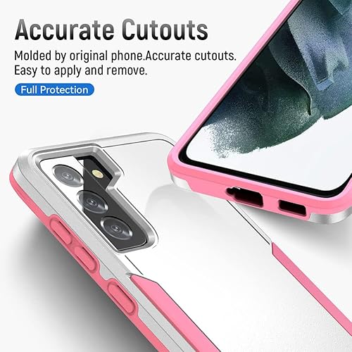 Miniatura 175 de Funda para Samsung Galaxy S21 Ultra (no para S21 Plus y S21), resistente a prueba de golpes, de grado militar, soporte de carga inalámbrica