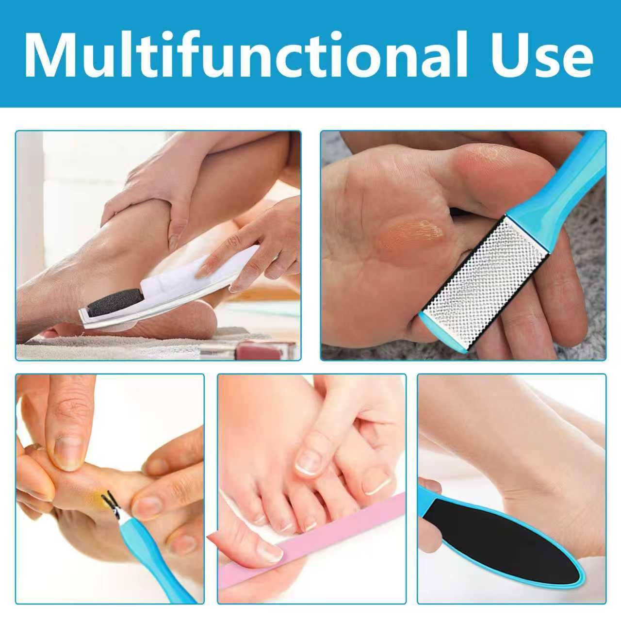 Lima Electrica Pedicura Profesional, Lima Pies Electrica, Electrico Callosidades Cuidado Pies, Lima Pies Durezas Eliminar Recargable, con 2 Rodillos de Recambio, para Pies Callos Pies Eliminar
