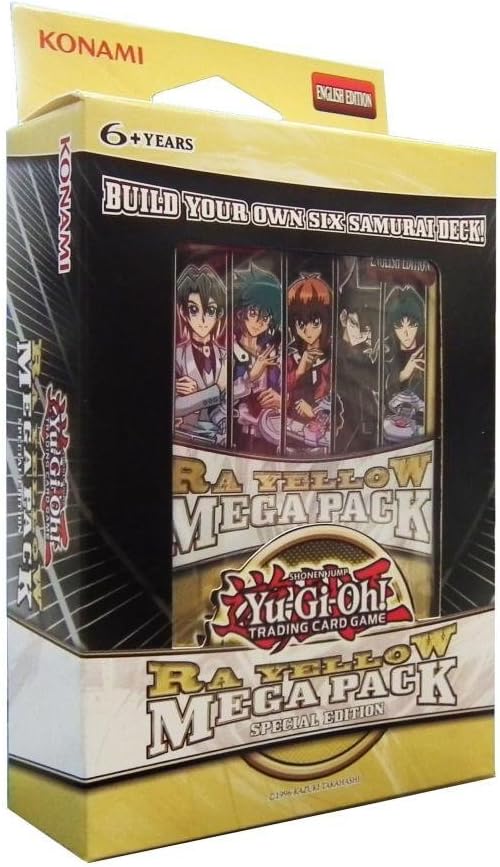 YuGiOh Ra Yellow Mega Pack Special Edition Mini Box (3 Packs plus promo card)
