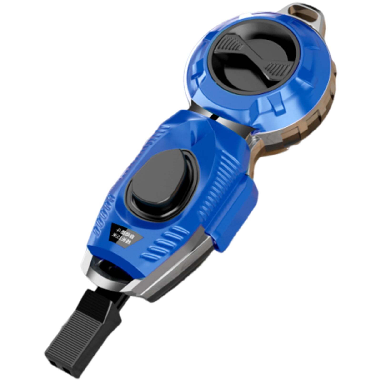 Fazvncv Blue Self-Winding Chalk Line Reel With Integrated Leveler For Accurate Woodworking And Building Layouts Automatic Line Retraction Bucket