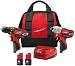M12 12 Volts Lithium-Ion Kit Combo Perceuse-visseuse/Visseuse à chocs sans fil (2 outils) avec Batterie M12 1,5Ah Gratuite (Lot de 2)