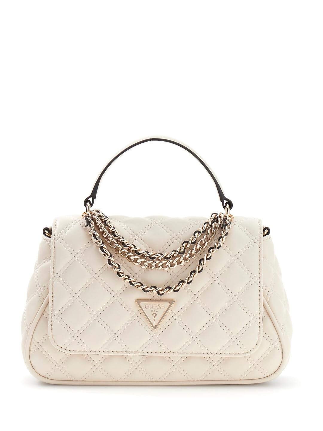 GUESS bolso bandolera Giully II acolchado: elegancia y versatilidad crema 6