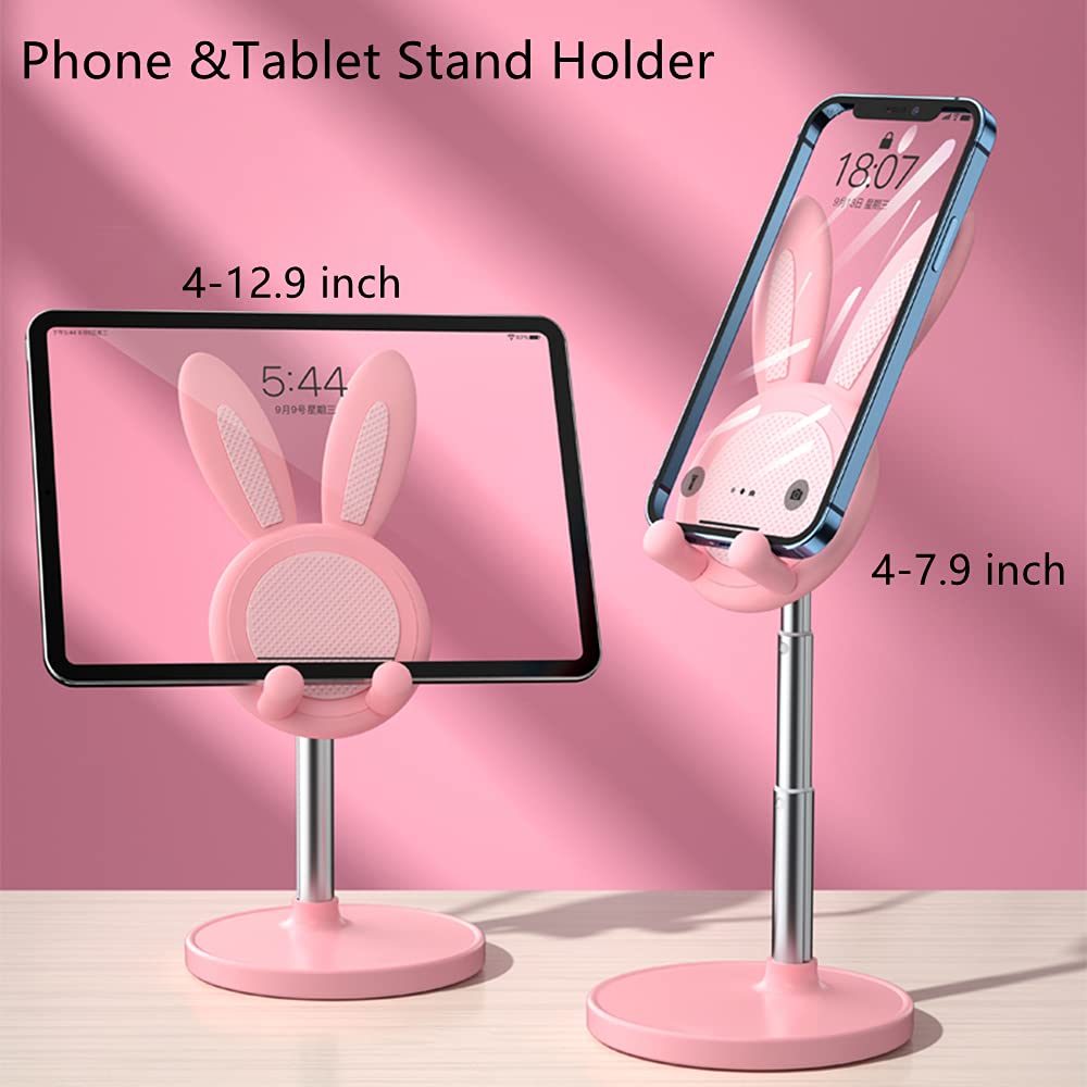 Lntyq Lot De 3 Supports De Téléphone Portable En Forme De Lapin Mignon Support De Telephone Portable 3d Avec Tige Telescopique Pliable Support De Telephone Portable 87457672