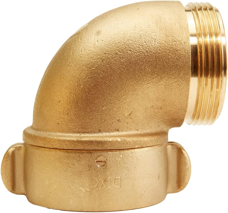 Brass 2 1/2" NH/NST 90 Degree Elbow