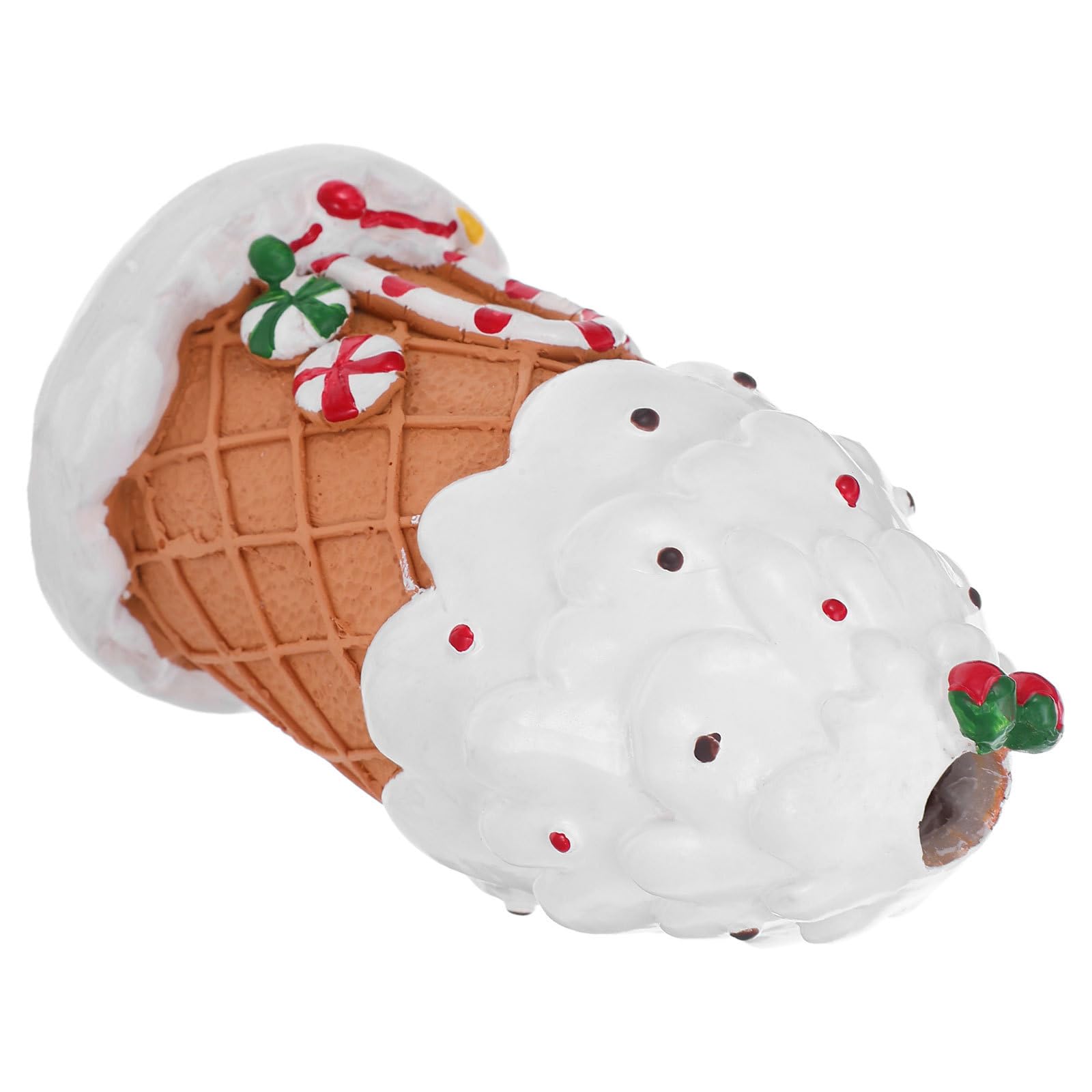 Toyvian 3 Pièces Décoration Maison D'épice Noël en Résine, Maison