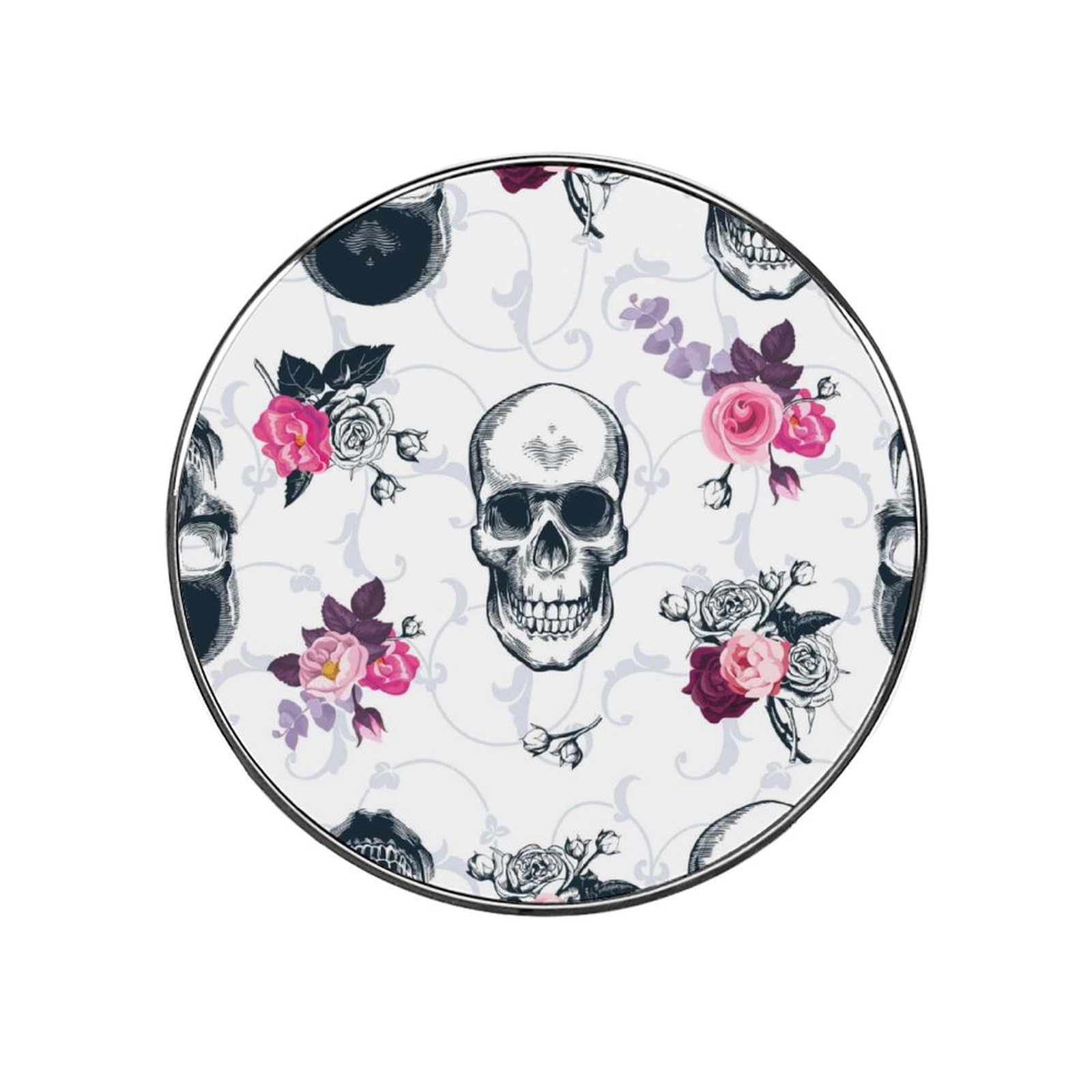 Flower Skull Magnets For Fridge Kitchen Decoration For Refrigerators Whiteboards