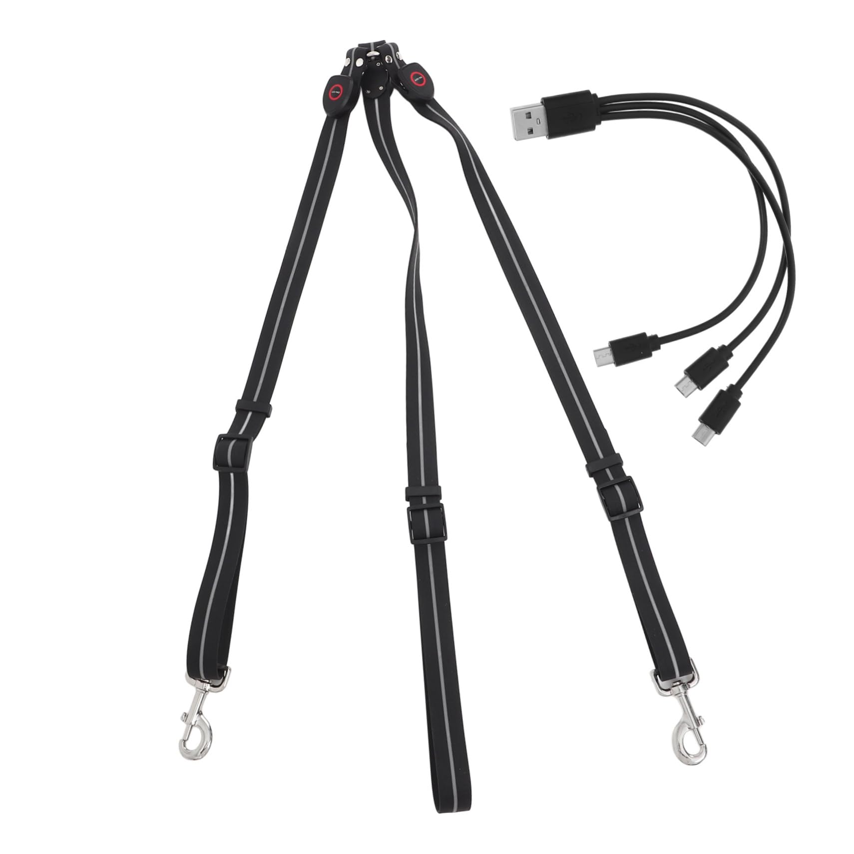 Happyyami Collar Pechera Led Para Caballo Correa Luminosa Cuerda Tracción Accesorio Equitación