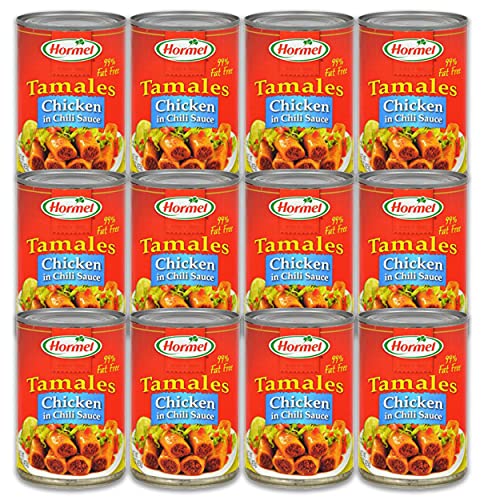 Hormel Chicken Tamales in Chili Sauce, 15 oz. (Pack of 12)