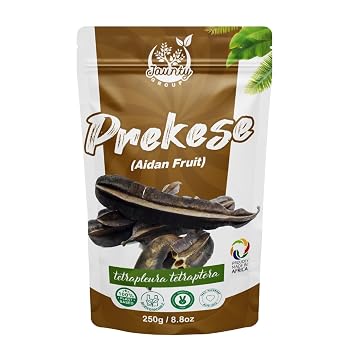 Organic Prekese Aidan Fruit Powder 200grams | 8oz - Natures African Superfood for Your Wellness Journey | NON GMO | Uhio/Tetrapleura Tetraptera | Africa Herbs | herbal Tea