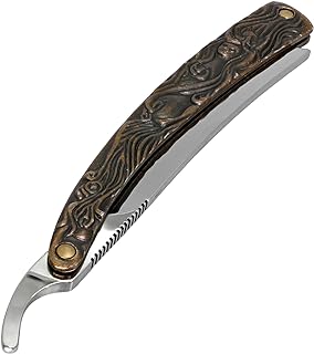 Armory Replicas™ - Sweeney Todd Knife - Demon Barber's Razor Replica: 11.25" Mirror Polish Blade, Razor Sharp Edge, Tim Burton's Musical Prop - The Demon Barber of Fleet Street