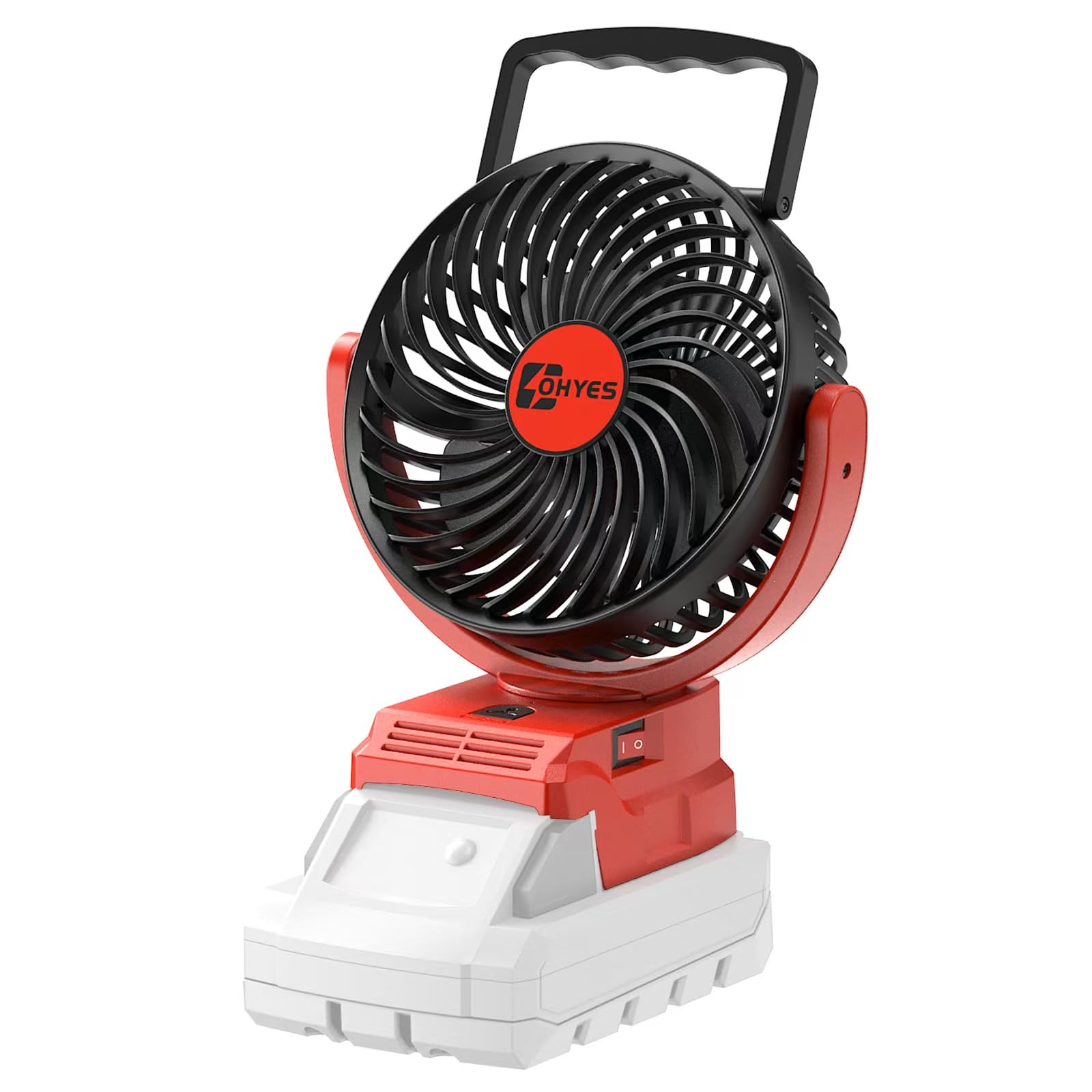 Camping Fan For Milwaukee 18V Li-ion Battery Portable Handheld Jobsite Fan W Led - Foto 13