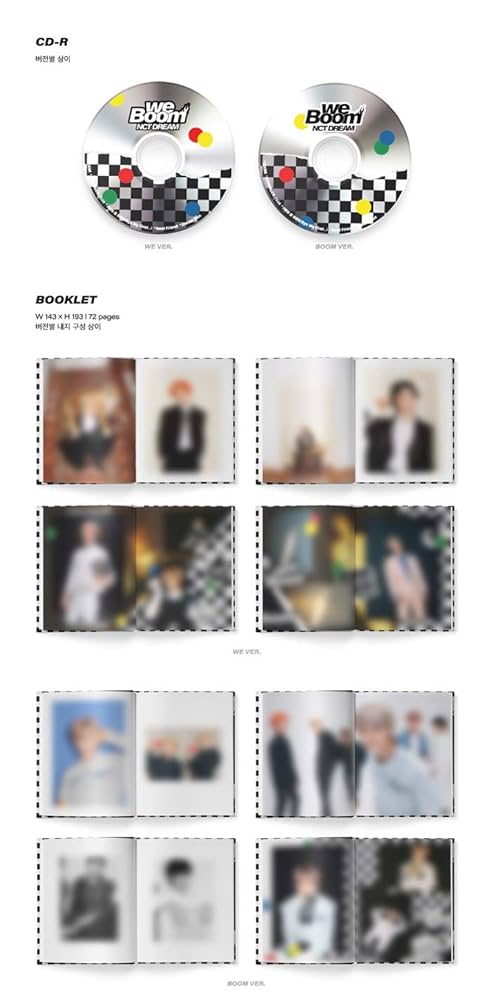 NCT DREAM We Boom 2形態 アルバム セット NCT DREAM We Boom 2形態 アルバム セット NCT DREAM We Boom 2